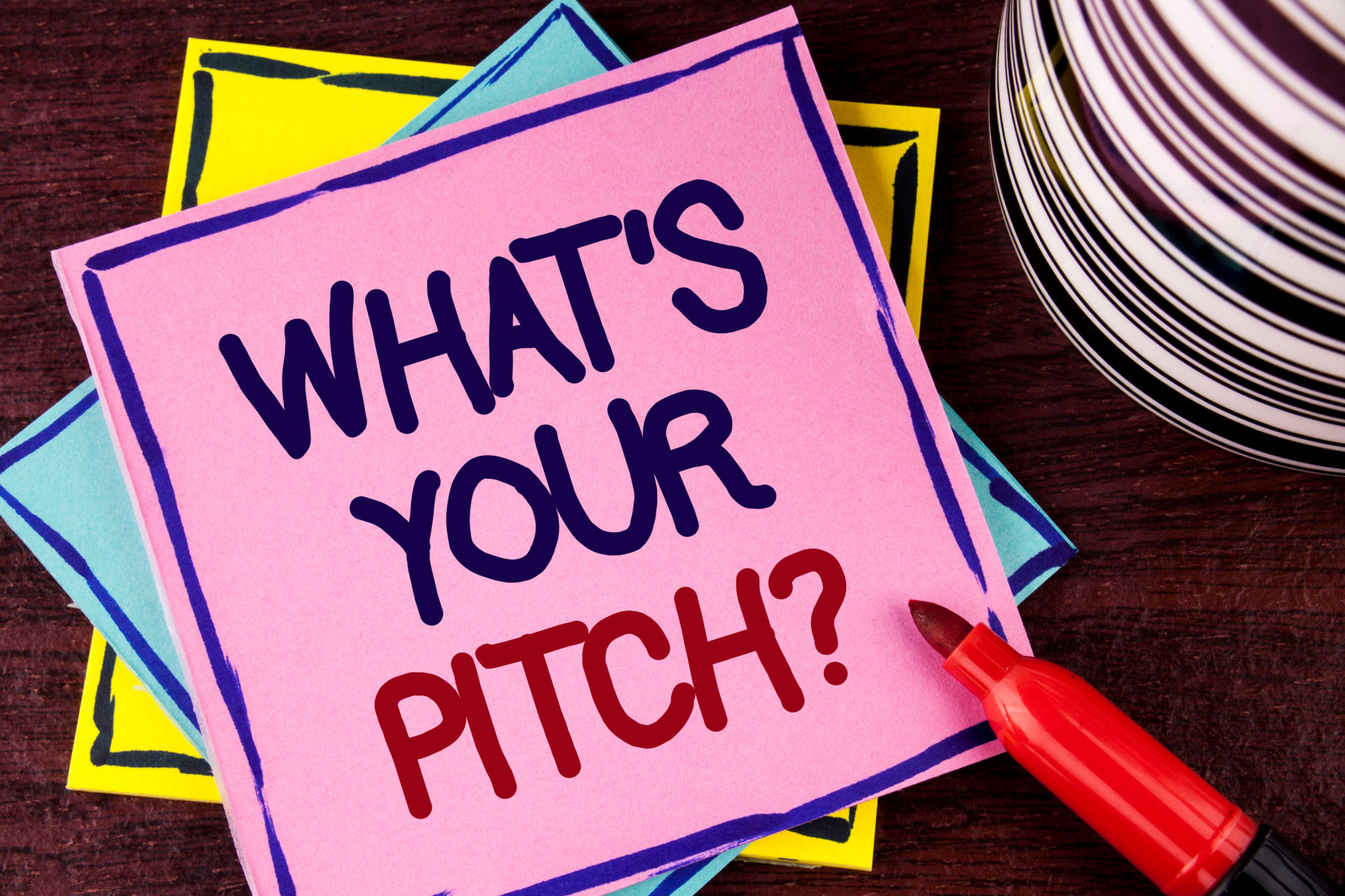 Pitch, Pitch Pixar et 1ere page de magazine,