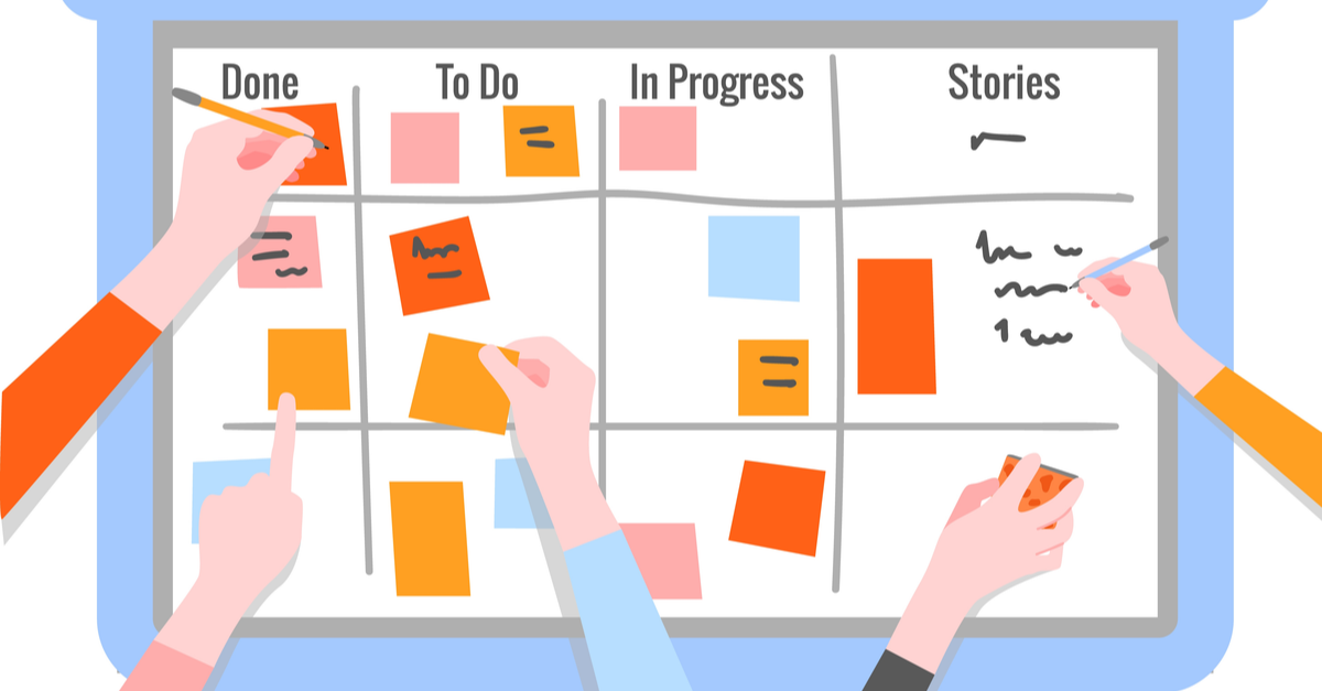 Agile management visuel scrum