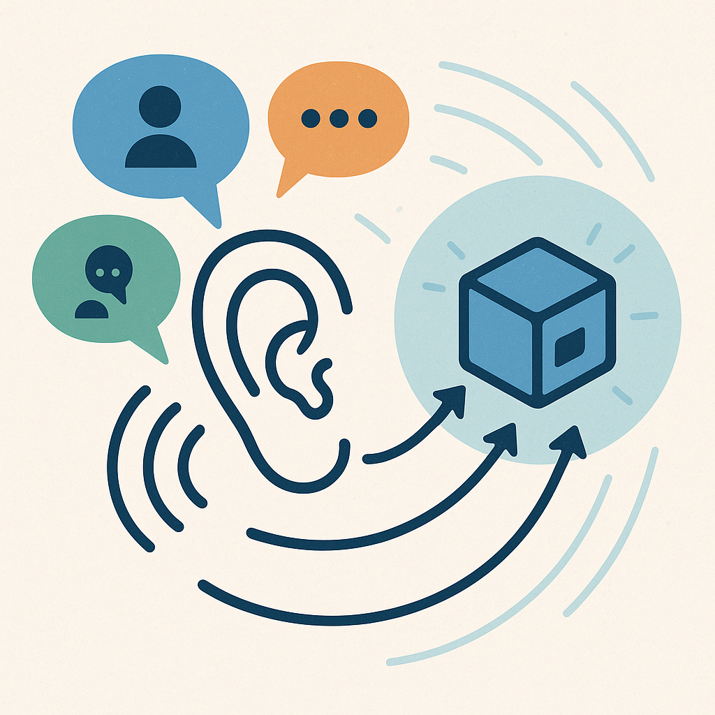 Ecoute client, écoute produit; exercices systémiques