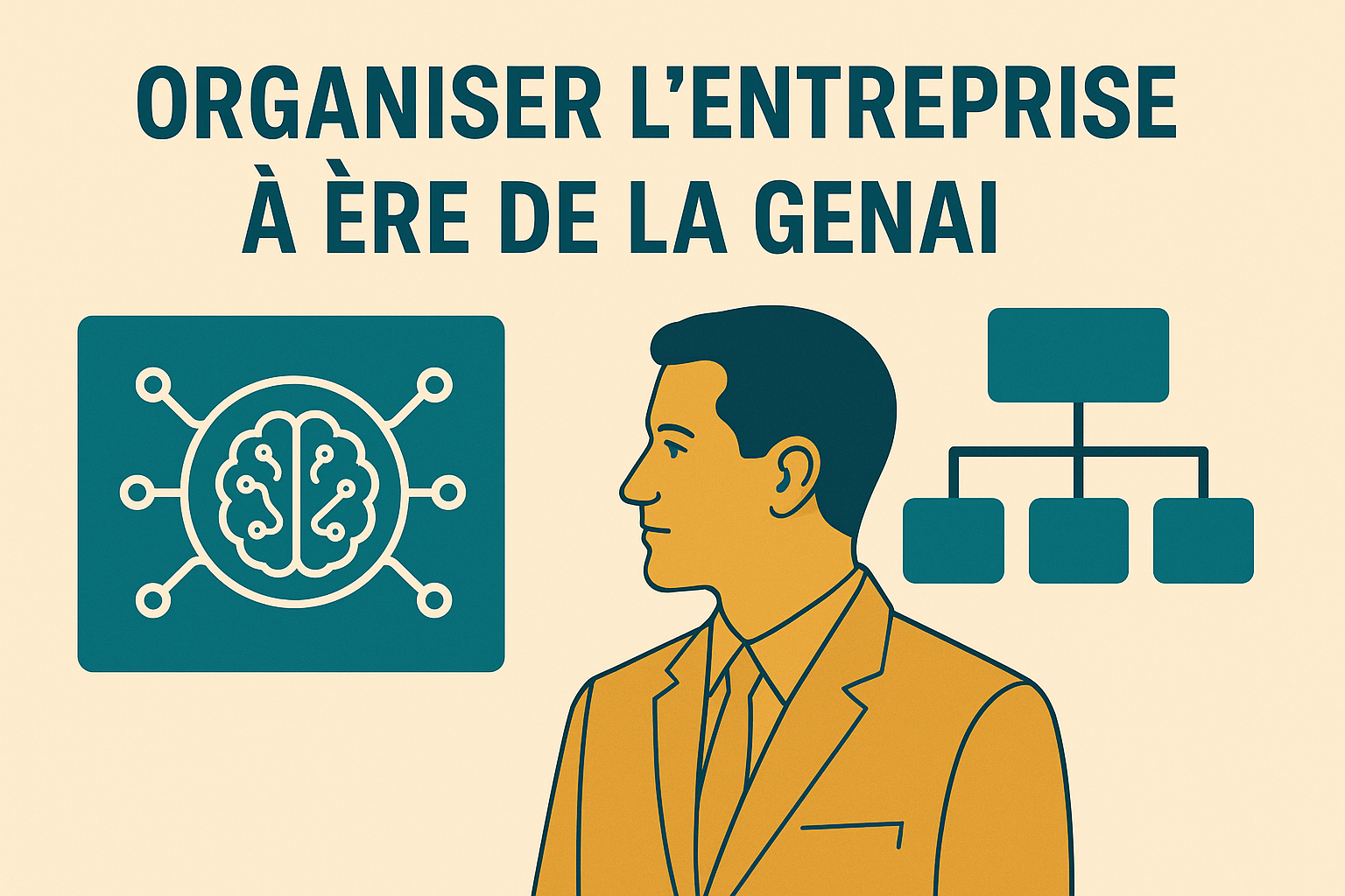 Organiser l'entreprise à l'ère de la GenIA
